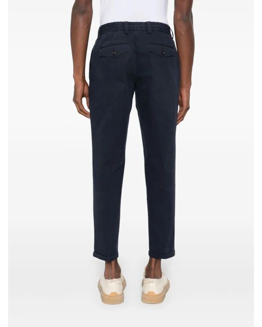 PT Torino Blue Tapered Trousers for men