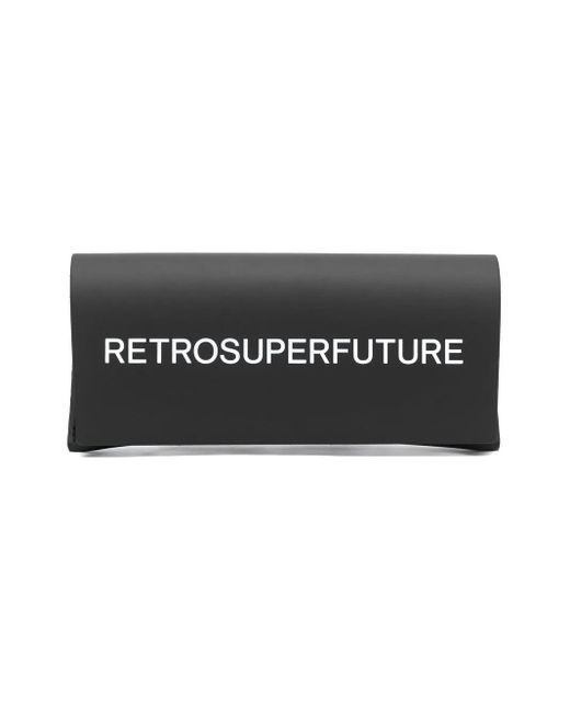 Retrosuperfuture Black B4E Square-Frame Sunglasses