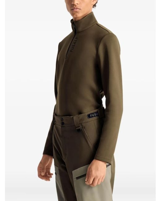 Fusalp Green Timothy Zip-up Top for men