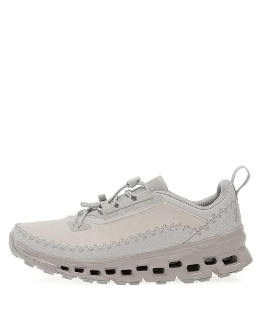 On Shoes Gray Cloudaway 2 Lace-Up Sneakers
