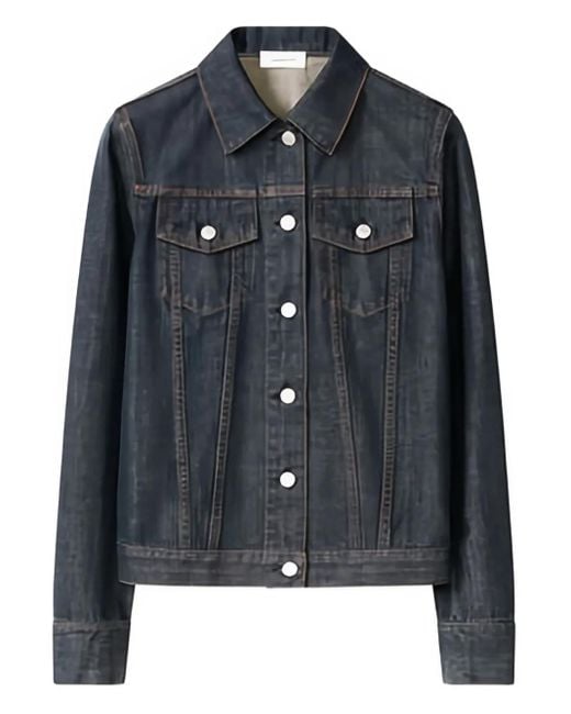 Fabiana Filippi Button-fastening Denim Jacket Black