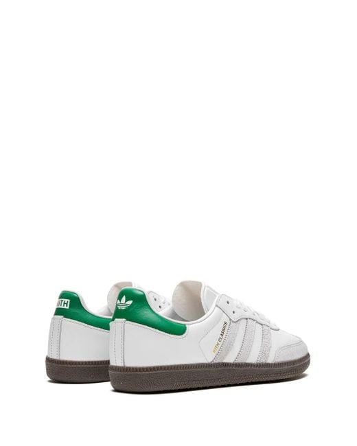 Adidas White Samba Og "Kith Classics" Sneakers