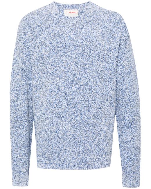 Fiorucci Blue Mélange Jumper for men