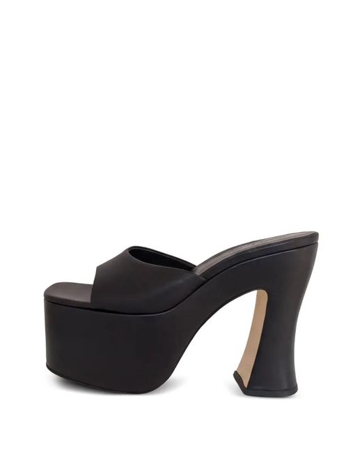 Magda Butrym Black Platform Sandals