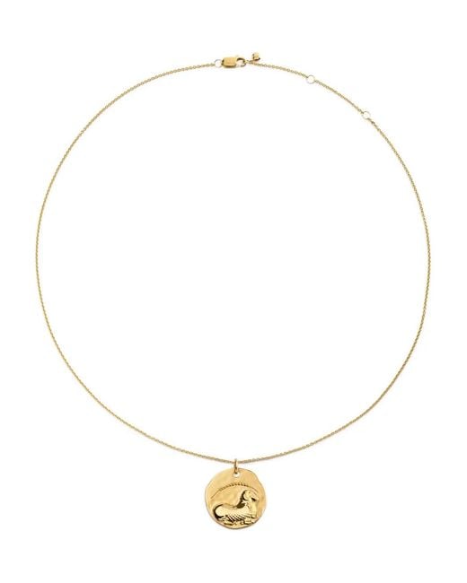 Monica Vinader White Zodiac Aries Necklace