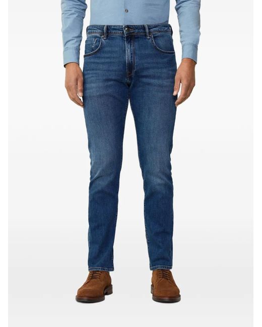 Hackett Blue Straight-Leg Jeans for men