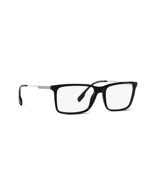 Burberry Black Harrington Rectangle-Frame Glasses