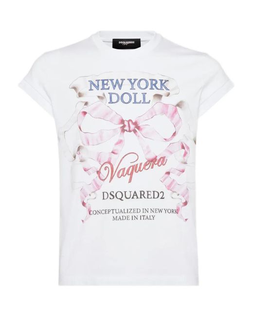 DSquared² White Vaquera T-Shirt for men