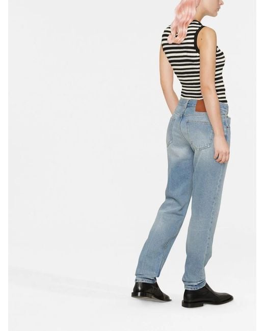 Victoria Beckham Blue Nicola Skinny Jeans