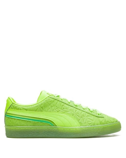puma green sneakers