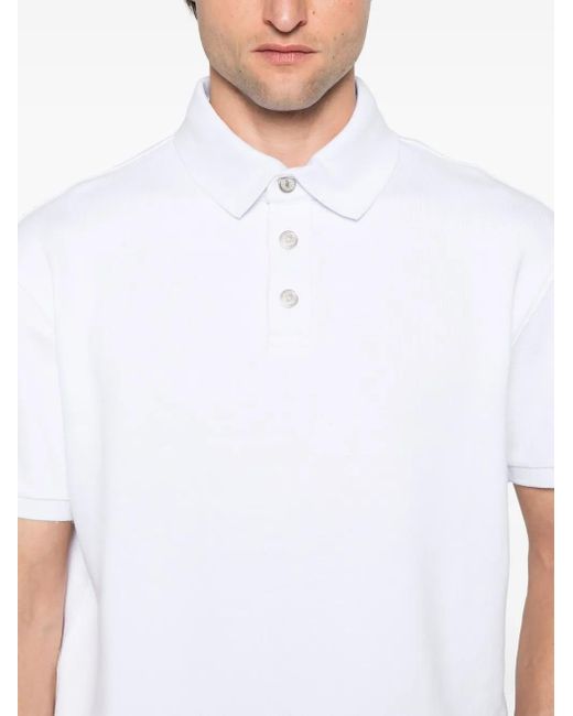 メンズ Han Kjobenhavn ピケ ポロシャツ White