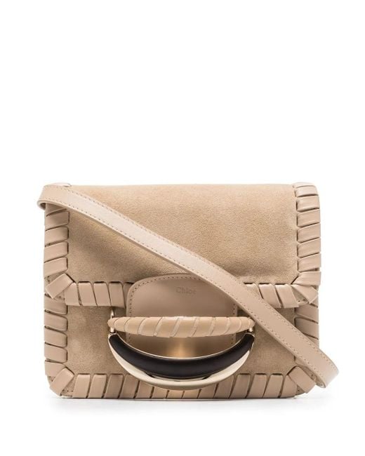 Chloé Kattie レザークラッチバッグ Natural