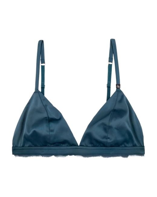 Sujetador Con Copa Triangular LoveStories de color Blue