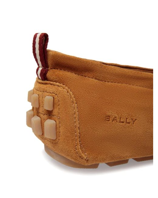 Bally Brown Kyler Suede Loafers for men