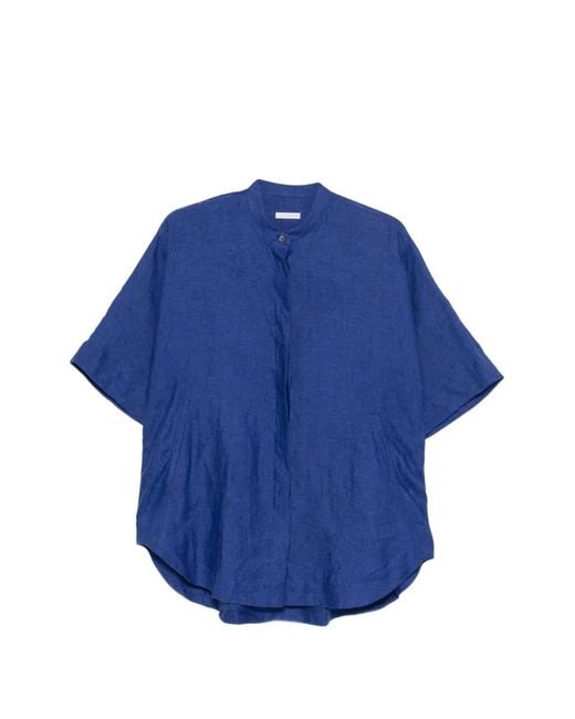 Blusa Con Botones Robert Friedman de color Blue