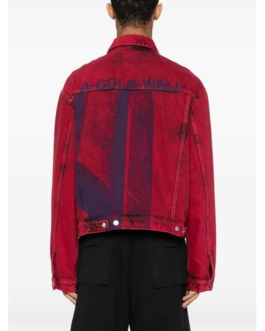 A_COLD_WALL* Red Strand Denim Jacket for men