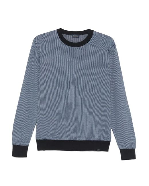 Paul & Shark Blue Crew Neck Sweater for men
