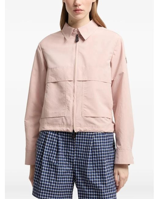Moncler Pink Zipped Jacket