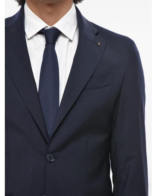 Corneliani Blue Single-Breasted Suit for men