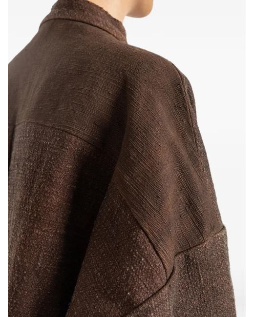 COTTLE Brown Button-Up Coat