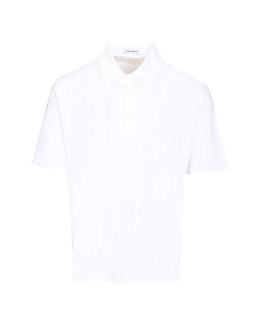 Al Duca D'aosta White Short-Sleeve Polo Shirt for men