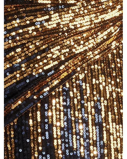 Robe Ornée De Sequins Marseille À Une Épaule Tadashi Shoji en coloris Blue