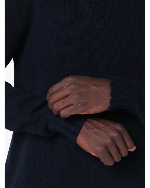 Tagliatore Blue Crew Neck Knitwear for men