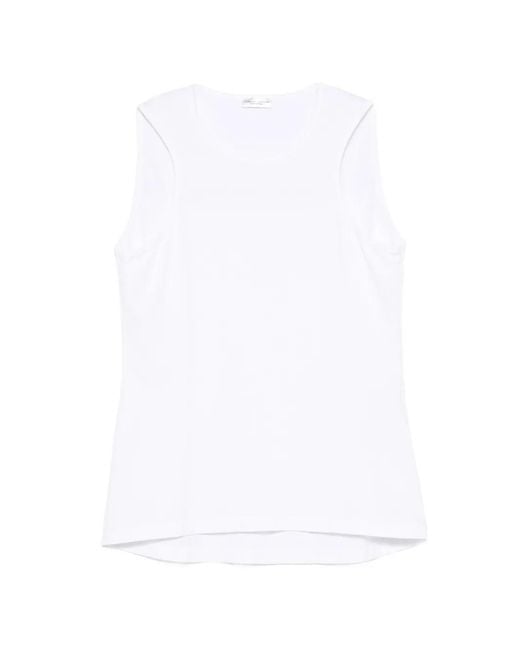 Roberto Collina White Sleeveless Top
