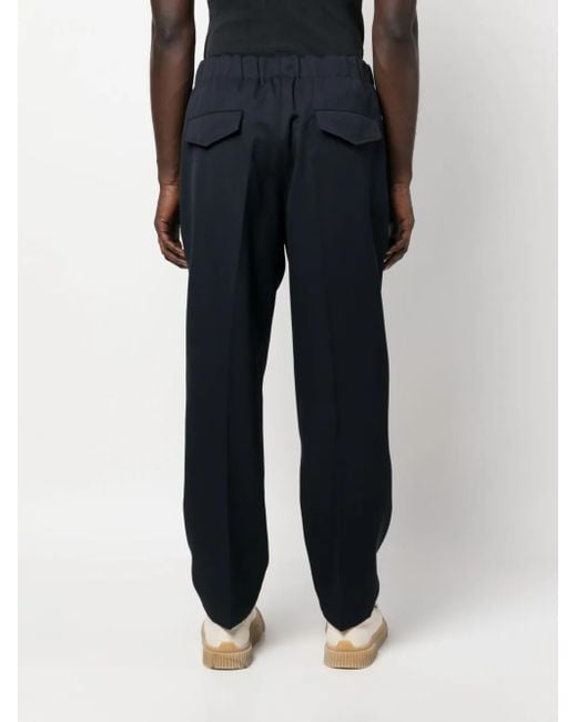 Jil Sander Pantalon Met Elastische Tailleband in het Blue voor heren
