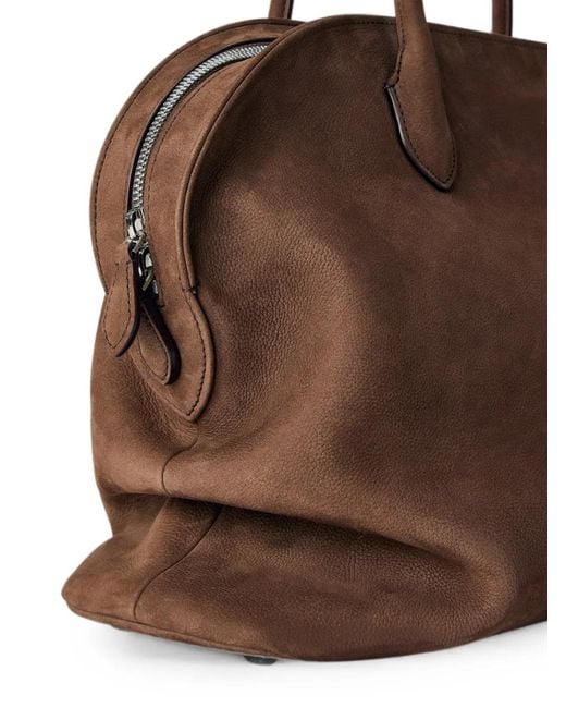 The Row Brown Agnes 16 Tote Bag