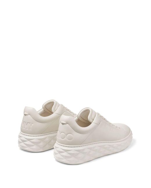 Jimmy Choo Diamond Maxi Sneakers in White für Herren