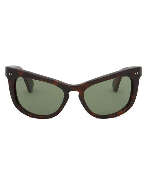 Marni Green Isamu Cat-Eye Sunglasses