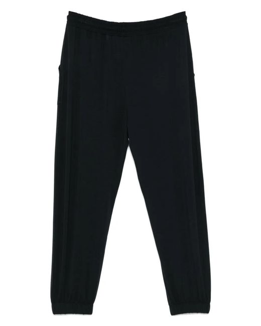 Paul Smith Black Logo Drawstring Trousers for men