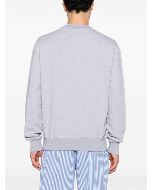 Mc2 Saint Barth Gray Cooper Cotton Sweatshirt for men