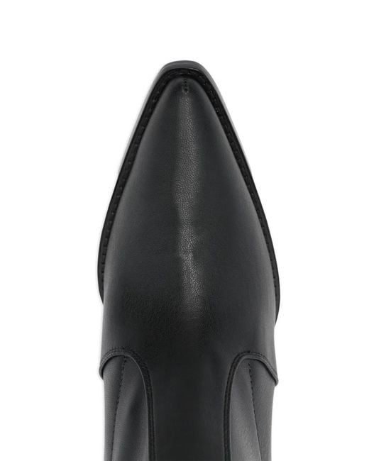 B1ARCHIVE Black 100Mm Wedge Point-Toe Ankle Boots