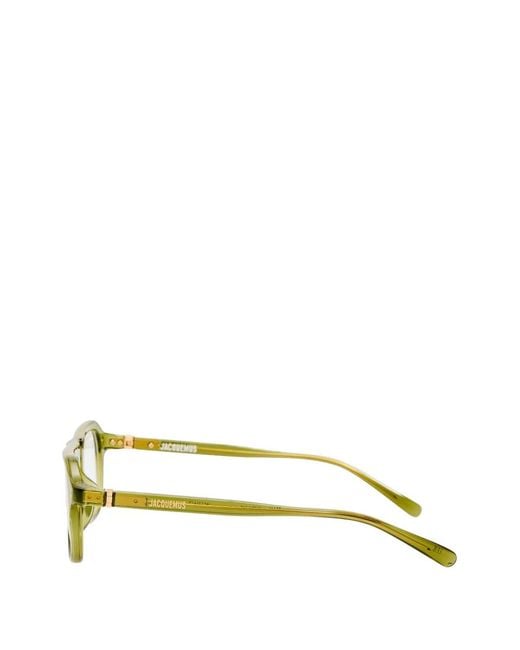 Jacquemus Green Lunettes De Vue À Monture Pilote