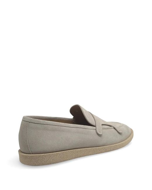 Neil Barrett Gray Strap Loafers for men