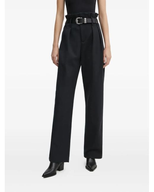 Pantaloni Kotel Con Passanti Per Cintura di IRO in Black