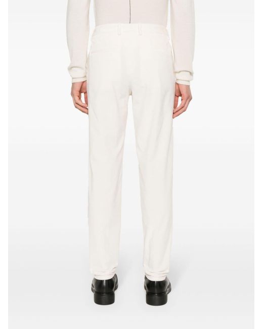 Pantalon Joel en velours côtelé Tagliatore pour homme en coloris White