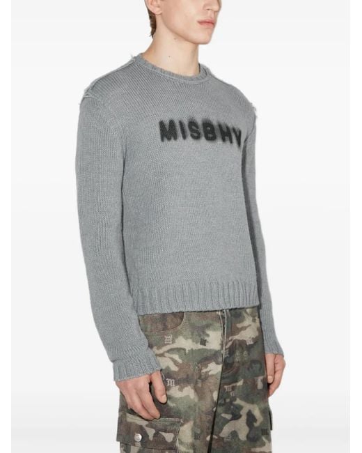 Maglione Con Logo di M I S B H V in Gray da Uomo