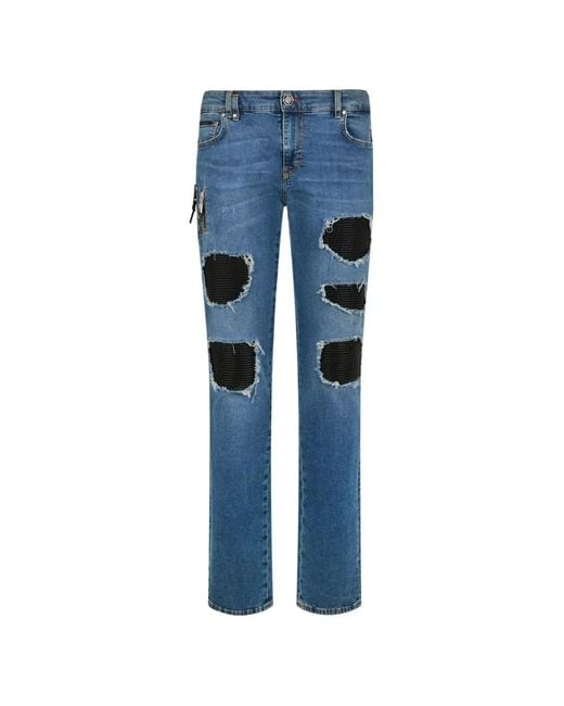Philipp Plein Blue Jean Rockstar Basic for men