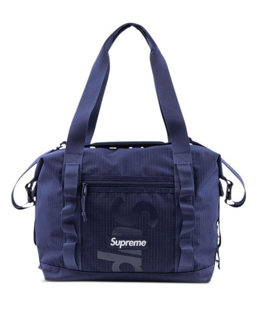 Supreme Logo print Tote Bag in Blue for Men Lyst UK