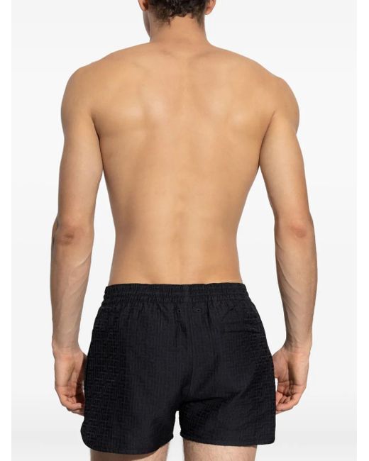 Short De Bain À Imprimé Géométrique Balmain pour homme en coloris Black