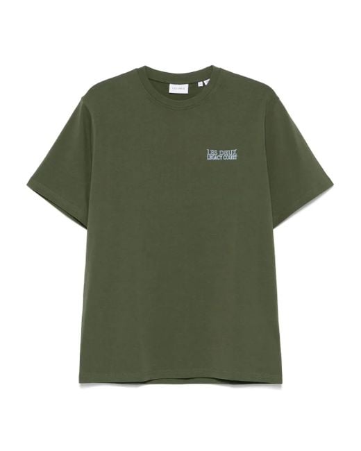 メンズ Les Deux Atlas Tシャツ Green