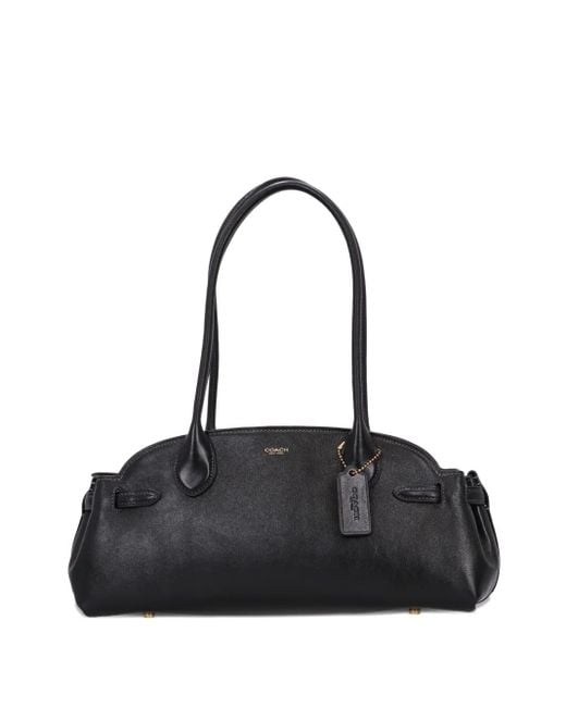 COACH Black Empire Carryall 34 Shoulder Bag