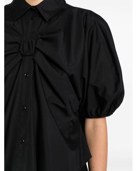 Blusa con maniche a palloncino di Simone Rocha in Black