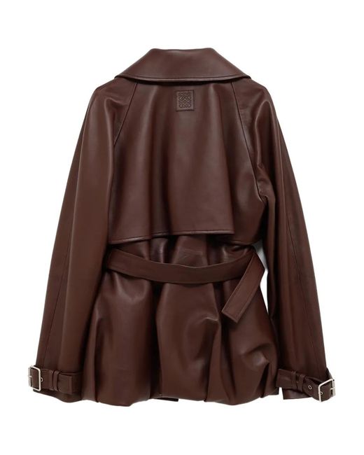 Loewe Brown Baloon Leather Jacket