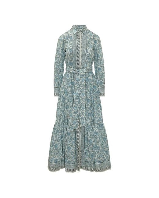 Mc2 Saint Barth Blue Jensen Dress