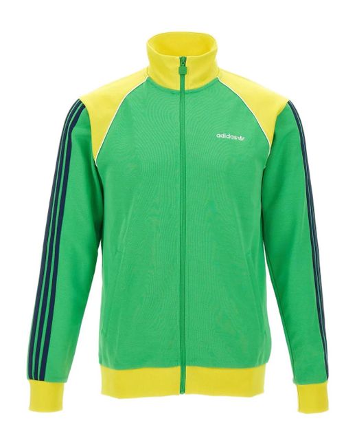 メンズ Adidas Colourblock Sweatshirt Green