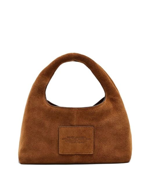 Marc Jacobs Brown The Suede Mini Sack Bag